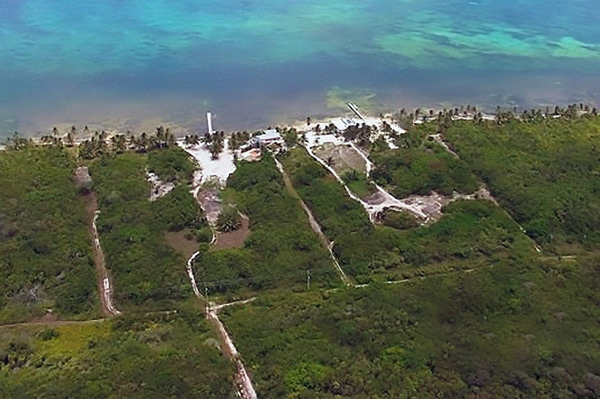 Partial Seaview Lot in Palmero Point Beach Club on Northern Ambergris Caye