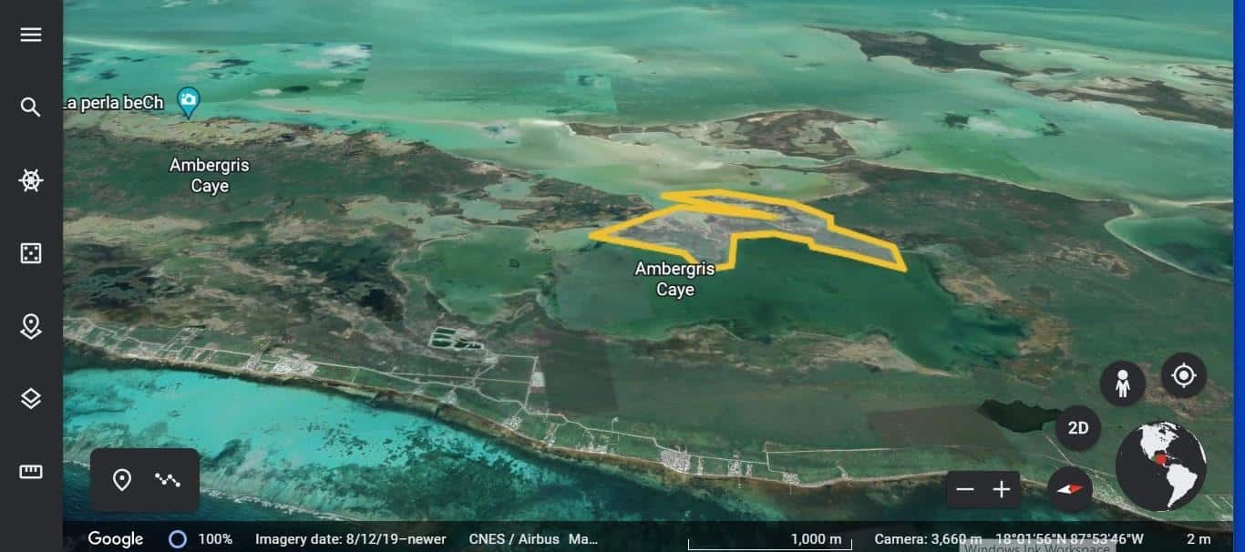 237 acres private peninsular on Ambergris Caye with 6.5 miles of waterfrontage – North Cayo Frances